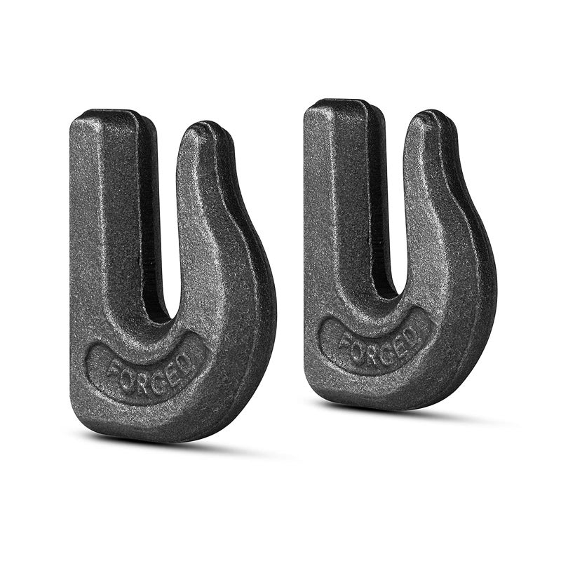 High-PQ 3/8'' Weld On Grab Chain Hook, 4 Pack G70 Clevis Grab Chain Hooks for Trailer Truck, Rigging, Car, Tractors Loader Bucket-Working Load Limit: 6600 lbs - Image 4